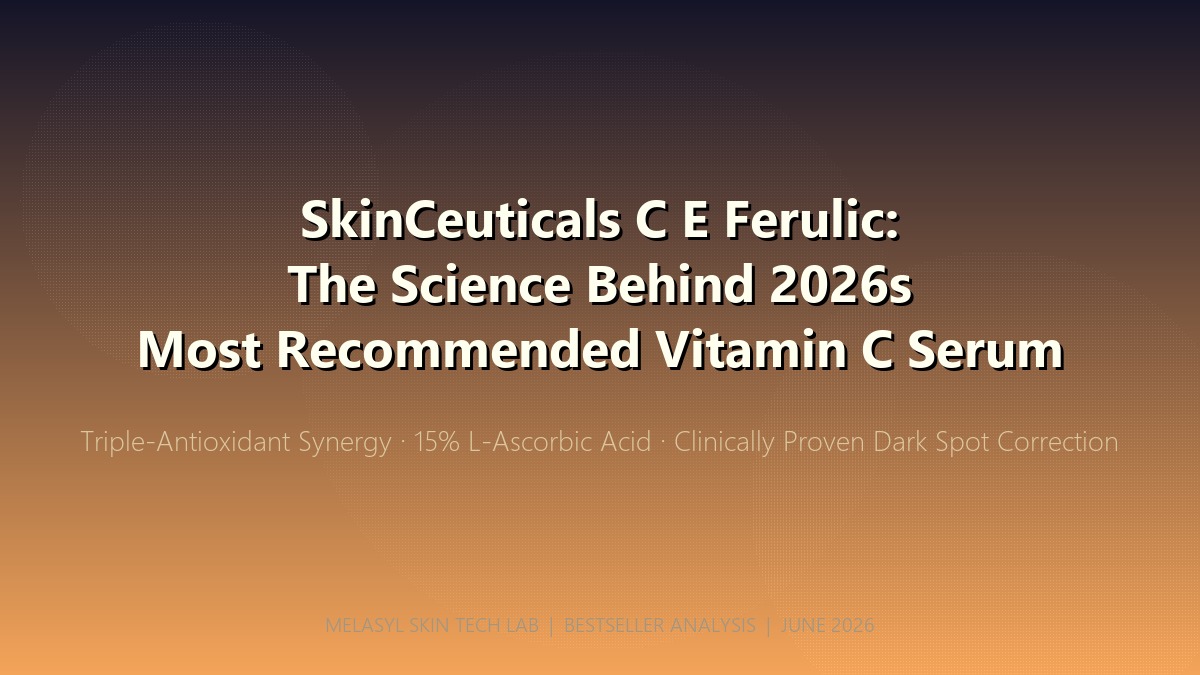 SkinCeuticals C E Ferulic: The Science Behind 2026 Most Recommended Vitamin C Serum