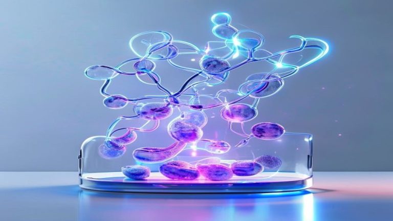 Scientific visualization of tranexamic acid plasmin-protease mechanism in keratinocyte-melanocyte signaling